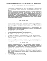 Exploration and Production Waste Determination Request Form - Louisiana, Page 2