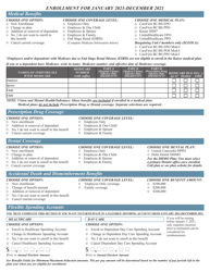 Active Employees Health Benefits Enrollment and Change Form - Maryland, Page 3