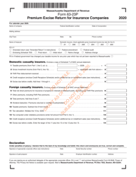 Form 63-23P Premium Excise Return for Insurance Companies - Draft - Massachusetts, Page 2