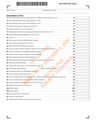 Form 63-29A Ocean Marine Profits Tax Return - Draft - Massachusetts, Page 3