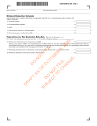 Form 63-29A Ocean Marine Profits Tax Return - Draft - Massachusetts, Page 4