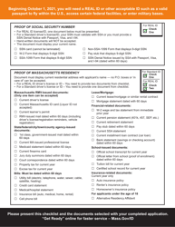Form LIC115 Identification Documents Checklist - Massachusetts, Page 2
