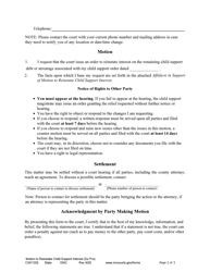 Form CSX1302 Notice of Motion and Motion to Reinstate Child Support Interest - Minnesota, Page 2
