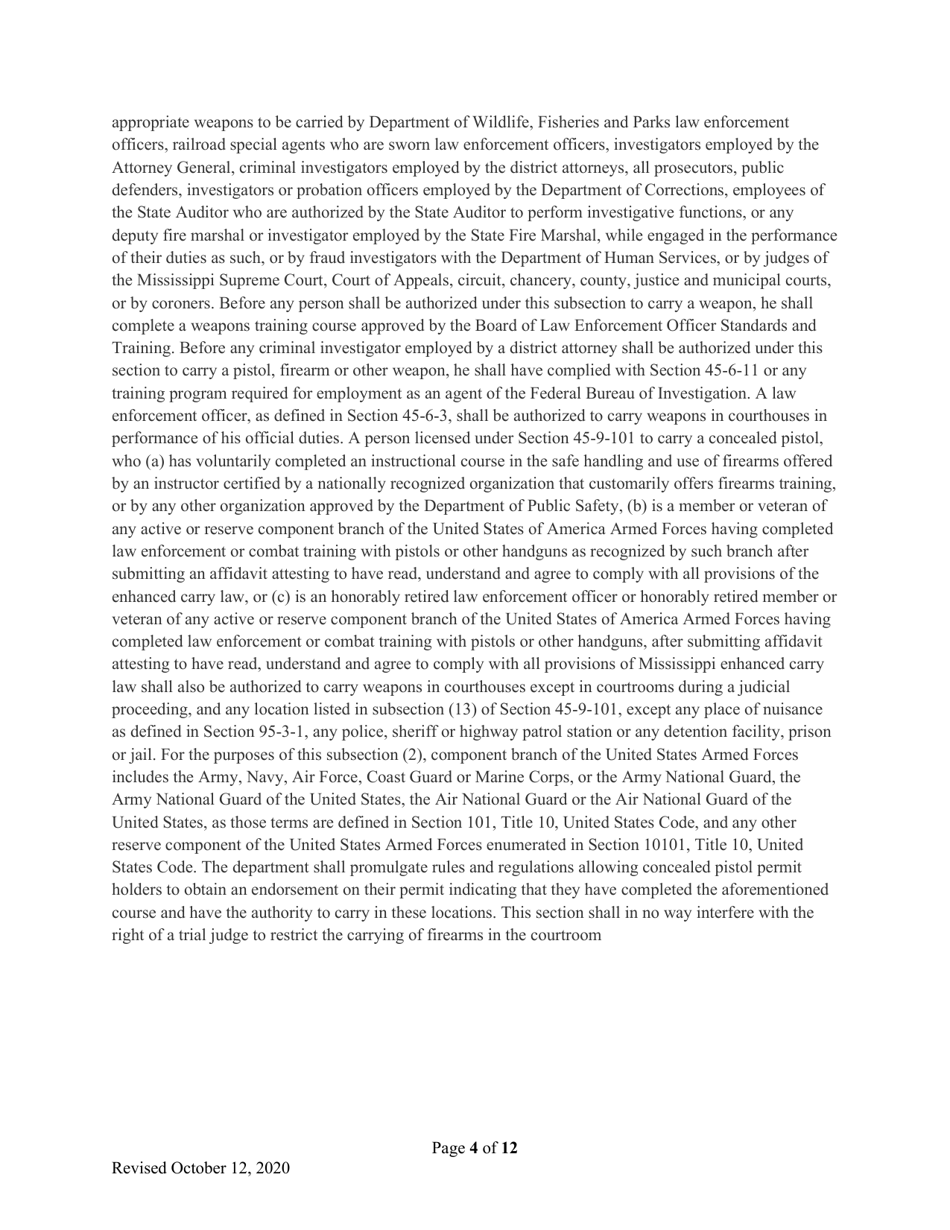 Application for Security Guard Permit - Mississippi, Page 4