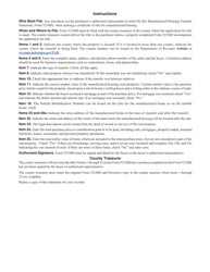 Form 521MH Manufactured Housing Transfer Statement - Nebraska, Page 2
