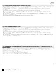 Forme F-0064-2 Volet 1 Soutien Aux Projets D&#039;innovation Appel De Projets Quebec-Israel - Demande D&#039;aide Financiere - Quebec, Canada (French), Page 10