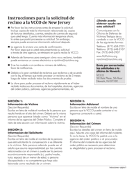Solicitud De Reclamo - New Jersey (Spanish), Page 4