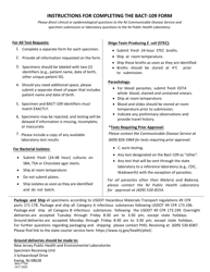 Form BACT-109 Request for Bacterial Culture or Parasite Identification - New Jersey, Page 2