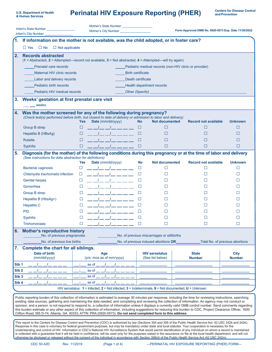 Form CDC50.42D - Fill Out, Sign Online and Download Printable PDF ...