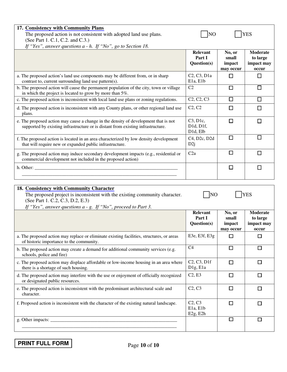 Part 2 Identification of Potential Project Impacts - New York, Page 10