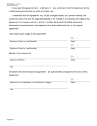 Form OCFS-2202 Voluntary Placement Agreement - New York, Page 9