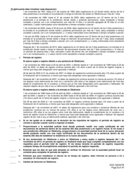 Formulario OP-020307B Registro De Delincuentes Sexuales Y Aviso De Deber De Registrarse - Oklahoma (Spanish), Page 3