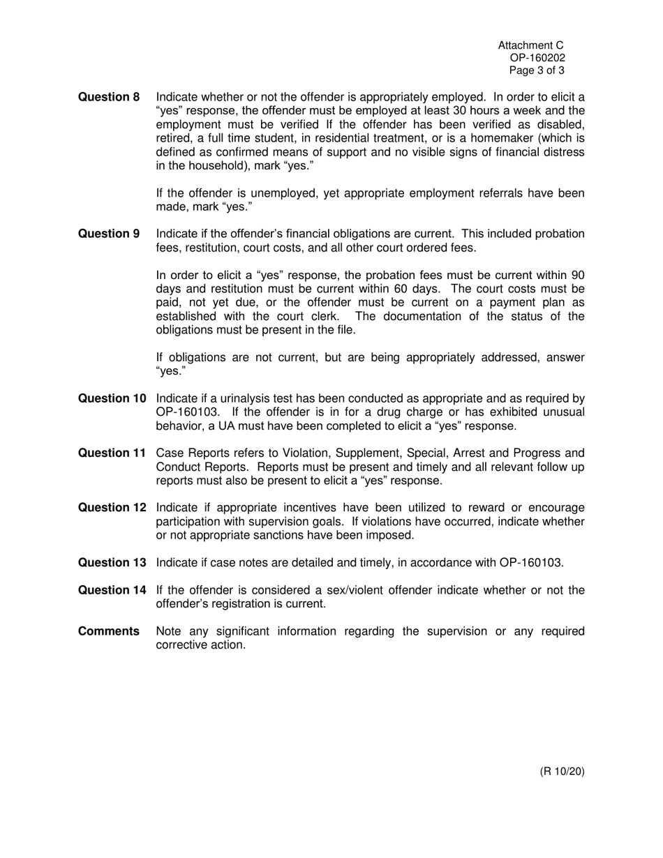 Form OP-160202 Attachment C Supervision Review - Oklahoma, Page 3