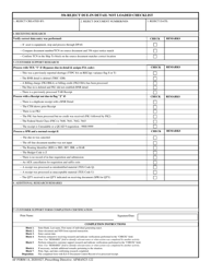 Document preview: AF Form 14 356 Reject Due-In Detail Not Loaded Checklist