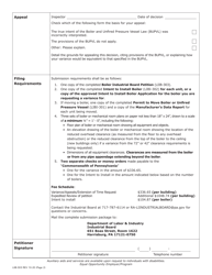 Form LIIB-303 Boiler Industrial Board Petition - Pennsylvania, Page 2