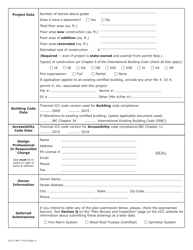 Form UCC-3 Application for Ucc Building Permit - Pennsylvania, Page 2