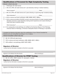DOH Form 505-089 Credential Status Change Form - Washington, Page 3