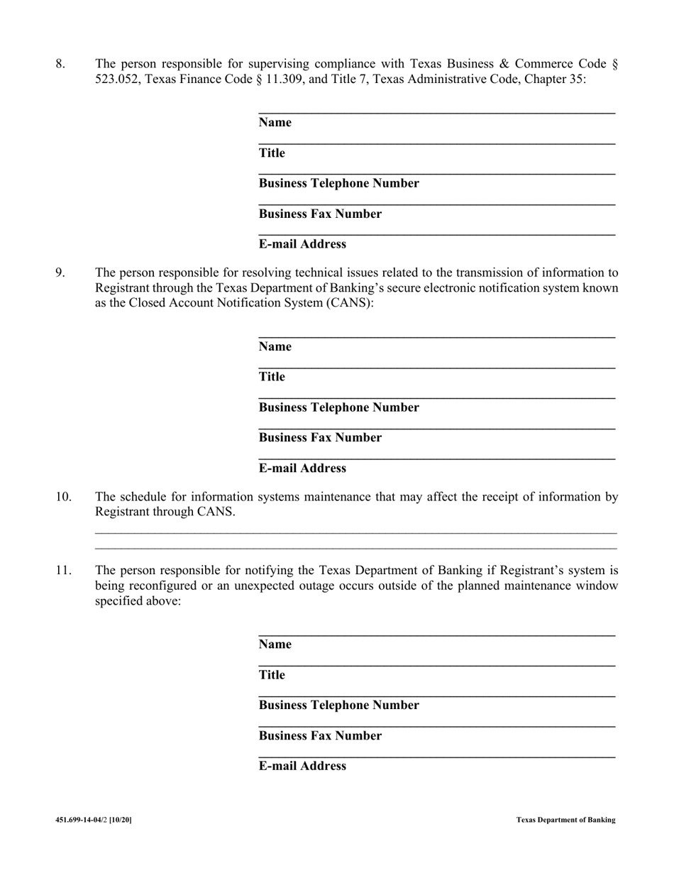 Form 451.6991404 Download Printable PDF or Fill Online Renewal