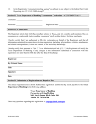 Form 451.699-14-04 Renewal Registration Form - Texas, Page 3