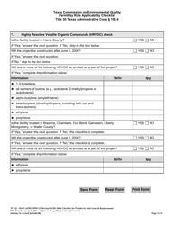 Form TCEQ-10149 Permit by Rule Applicability Checklist - Texas, Page 4