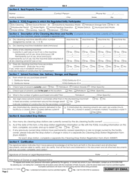 Form TCEQ-20092 Dry Cleaning Facility Registration Form - Texas, Page 2
