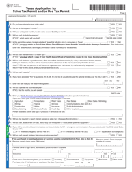 Form AP-201 Texas Application for Texas Sales and Use Tax Permit - Texas, Page 4