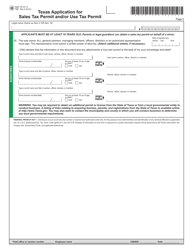 Form AP-201 Texas Application for Texas Sales and Use Tax Permit - Texas, Page 5