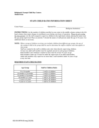 Document preview: Form 032-05-0979-03-ENG Staff-Child Ratio Information Sheet - Virginia