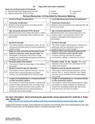 DCYF Form 09-093 School Notification - Washington, Page 2