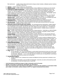 DCYF Form 10-354 Family Home Study Application - Washington (French), Page 4