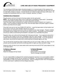 Form DOC02-354 Care and Use of Radio Frequency Equipment - Washington