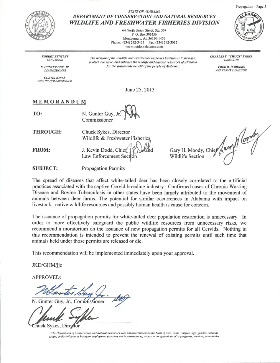 Propagation Permit - Alabama, Page 5