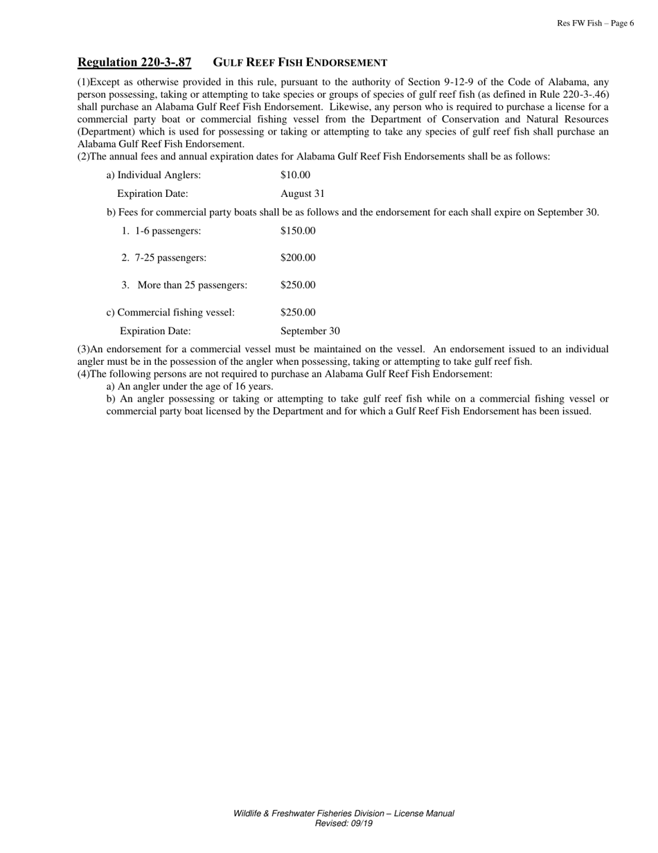 Freshwater Fishing License - Resident - Alabama, Page 8