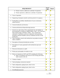 Facility Investigation Checklist - Alabama, Page 2