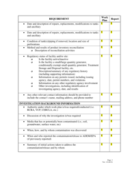 Facility Investigation Checklist - Alabama, Page 3