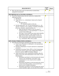Facility Investigation Checklist - Alabama, Page 5
