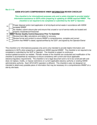 ADEM Afo/Cafo Comprehensive Wmsp Information Review Checklist - Alabama, Page 9