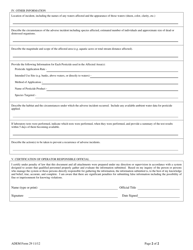ADEM Form 29 &quot;ADEM Npdes Pesticide Adverse Incident Report Form&quot; - Alabama, Page 2