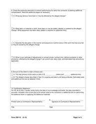 Form 25D-18 Contractor Intent to Claim - Alaska, Page 2