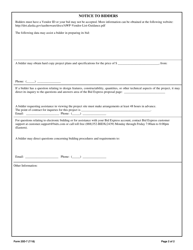 Form 25D-7 Invitation to Bid - Alaska, Page 2