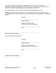 Attachment 6 Sponsor Certificate of Title - Alaska, Page 2
