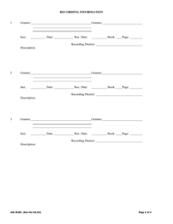Form 25A-R305 Title Search Report - Alaska, Page 2