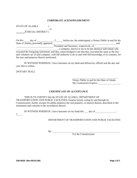 Form 25A-R620 Warranty Deed (Corporate/Partial Property) - Alaska, Page 2
