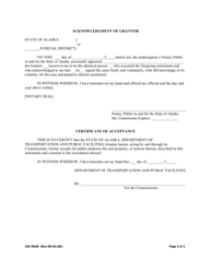 Form 25A-R638 Quitclaim Deed (Standard/Total Property) - Alaska, Page 2