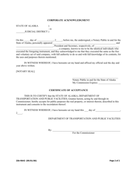 Form 25A-R643 Quitclaim Deed (Corporate/Total Property) - Alaska, Page 2