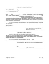 Form 25A-R651 Temporary Construction Easement (Corporate/Total Property) - Alaska, Page 2