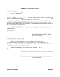 Form 25A-R672 Consent to Easement - Alaska, Page 2
