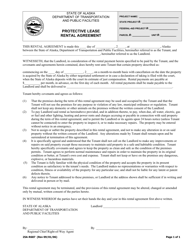 Document preview: Form 25A-R687 Protective Lease Rental Agreement - Alaska