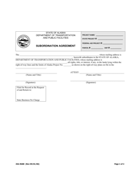 Form 25A-R680 Subordination Agreement - Alaska