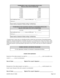 Form 25A-R753 Claim for Fixed Moving Expenses and Dislocation Allowance (Residential) - Alaska, Page 2